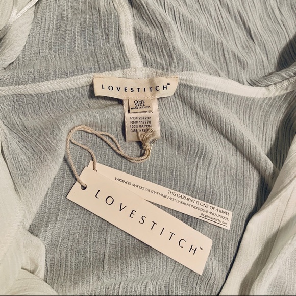 VICI Lovestitch V-Neck Hoodie Cover Up - Picture 5 of 5